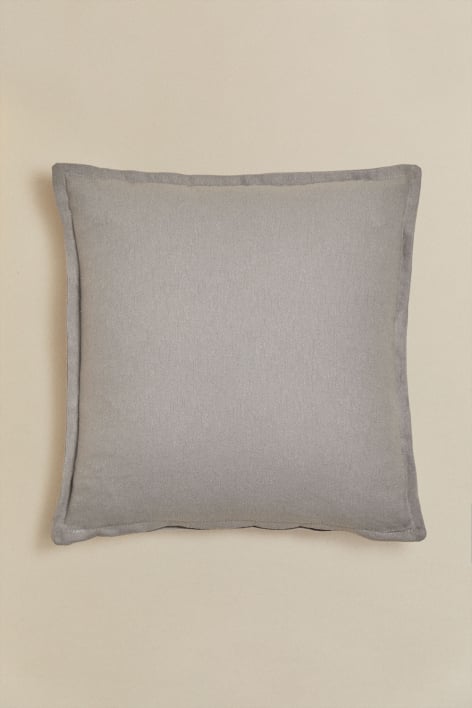 Square cotton cushion (40x40 cm) Kerpen - Light Grey