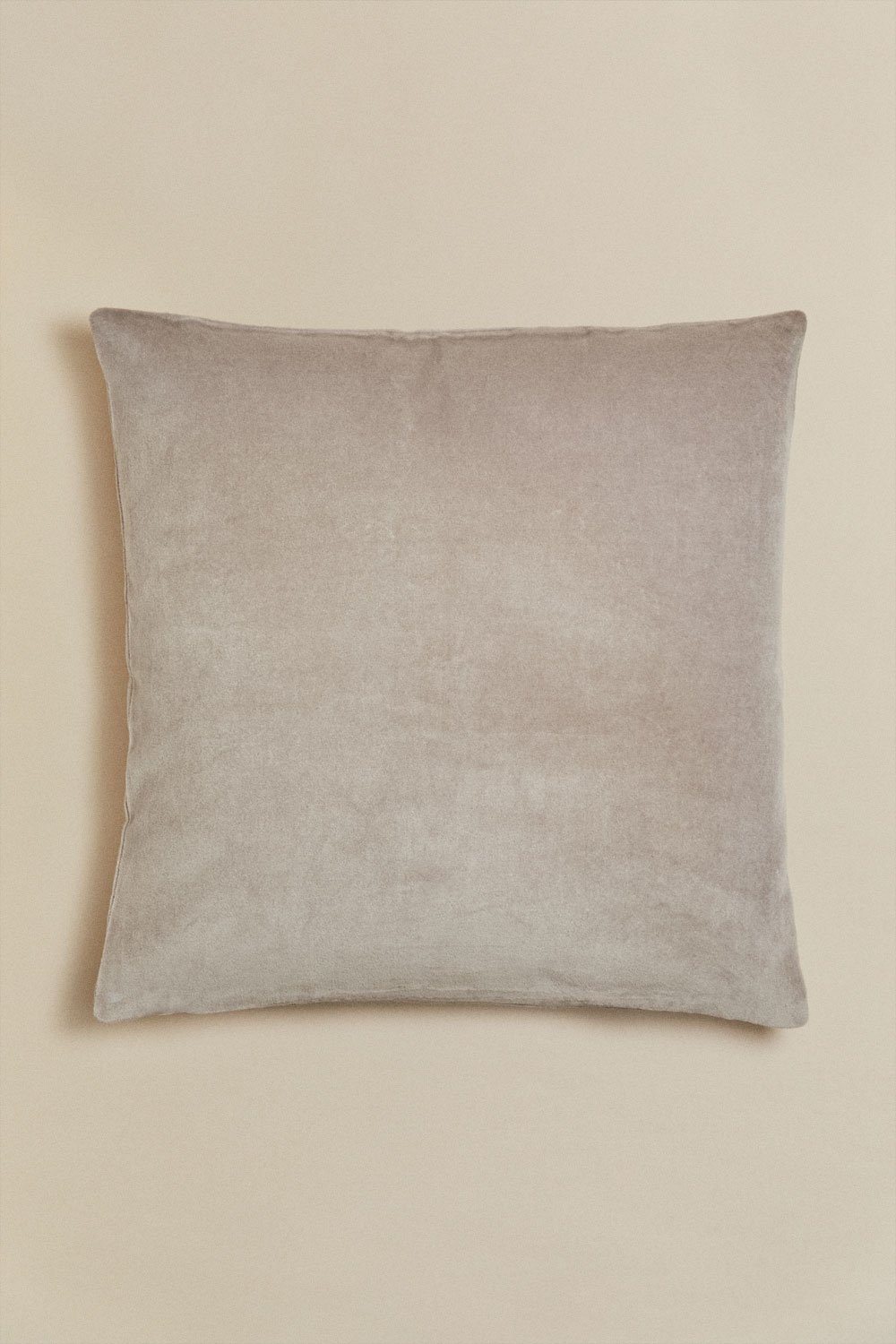 Enid square cotton velvet cushion (40x40 cm), gallery image 1