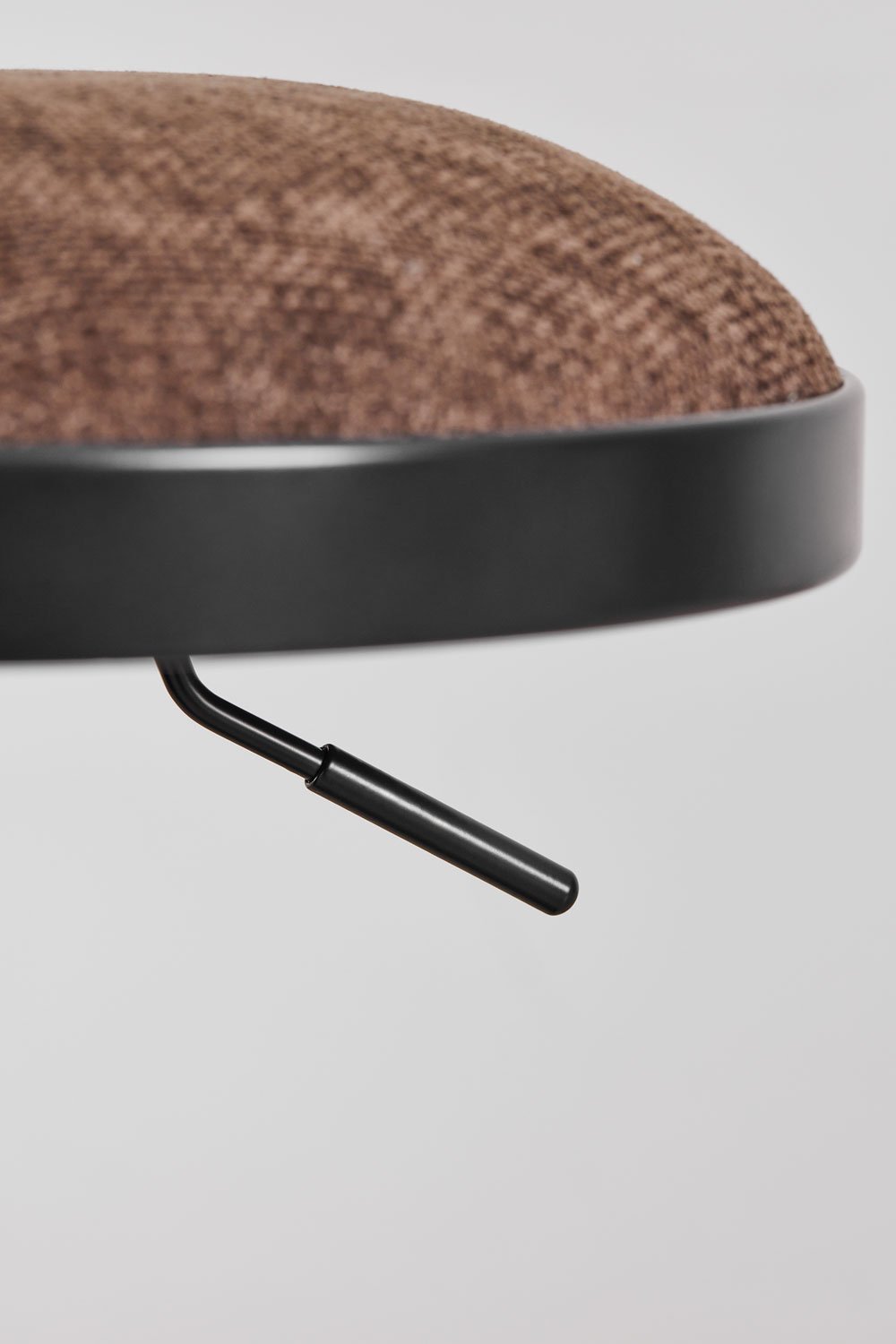 Igarasi adjustable high stool in metal and fabric, gallery image 6