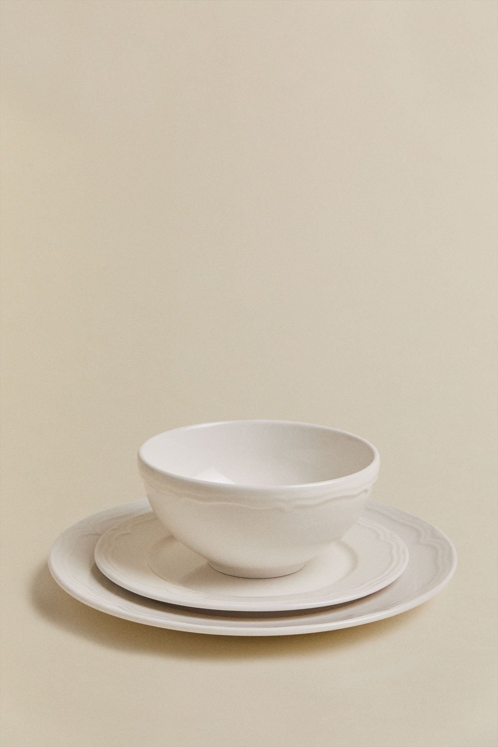 Oritia 12-piece bone China dinnerware set, gallery image 2