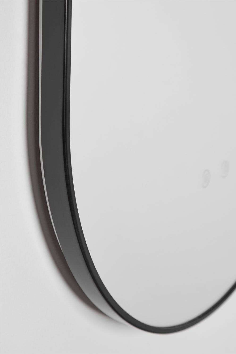 Oval wall mirror 50x100 cm for bathroom with LED light and anti-fog Asteiro, gallery image 6