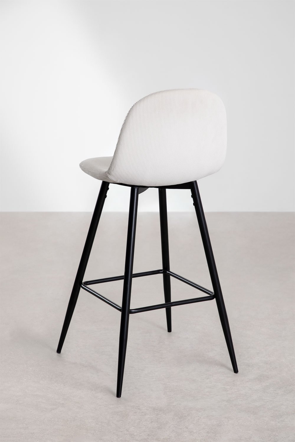 Pack of 2 high stools in Glamm corduroy, gallery image 4
