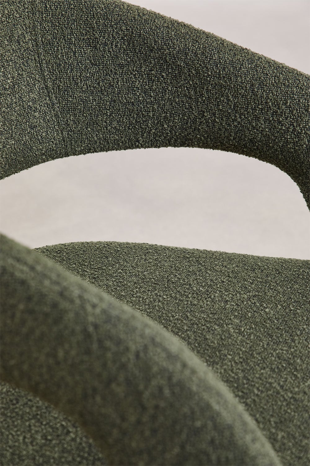 Pack of 2 Arazeina upholstered dining chairs with armrests, gallery image 2