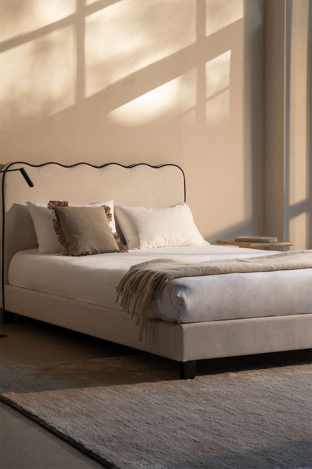 Zivon upholstered bed, gallery image 1