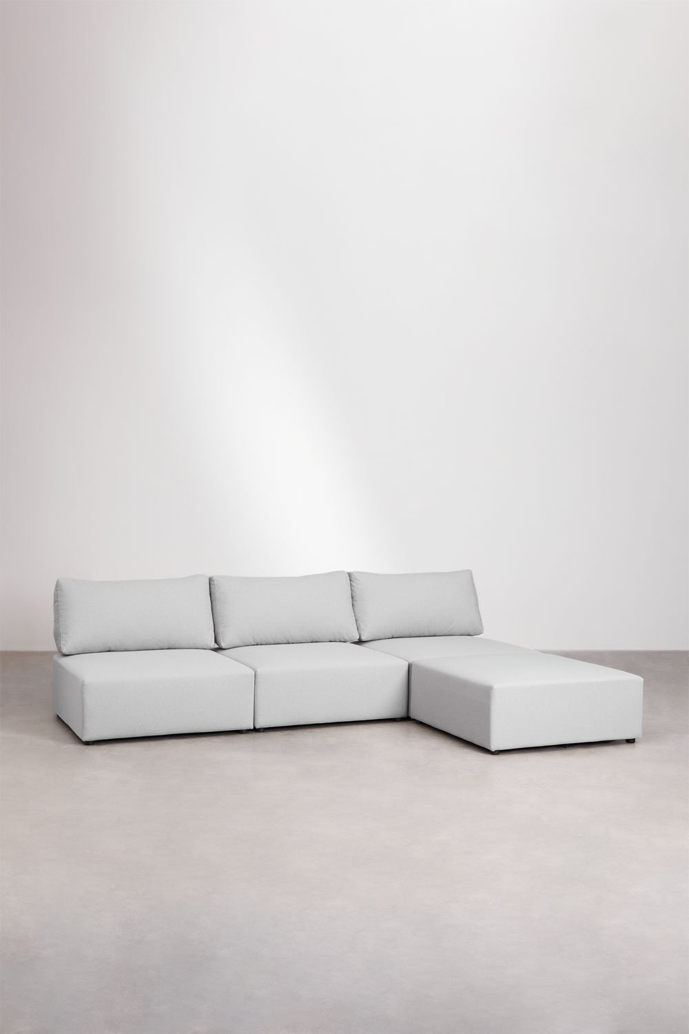 3-piece modular sofa with Kata pouf, gallery image 1