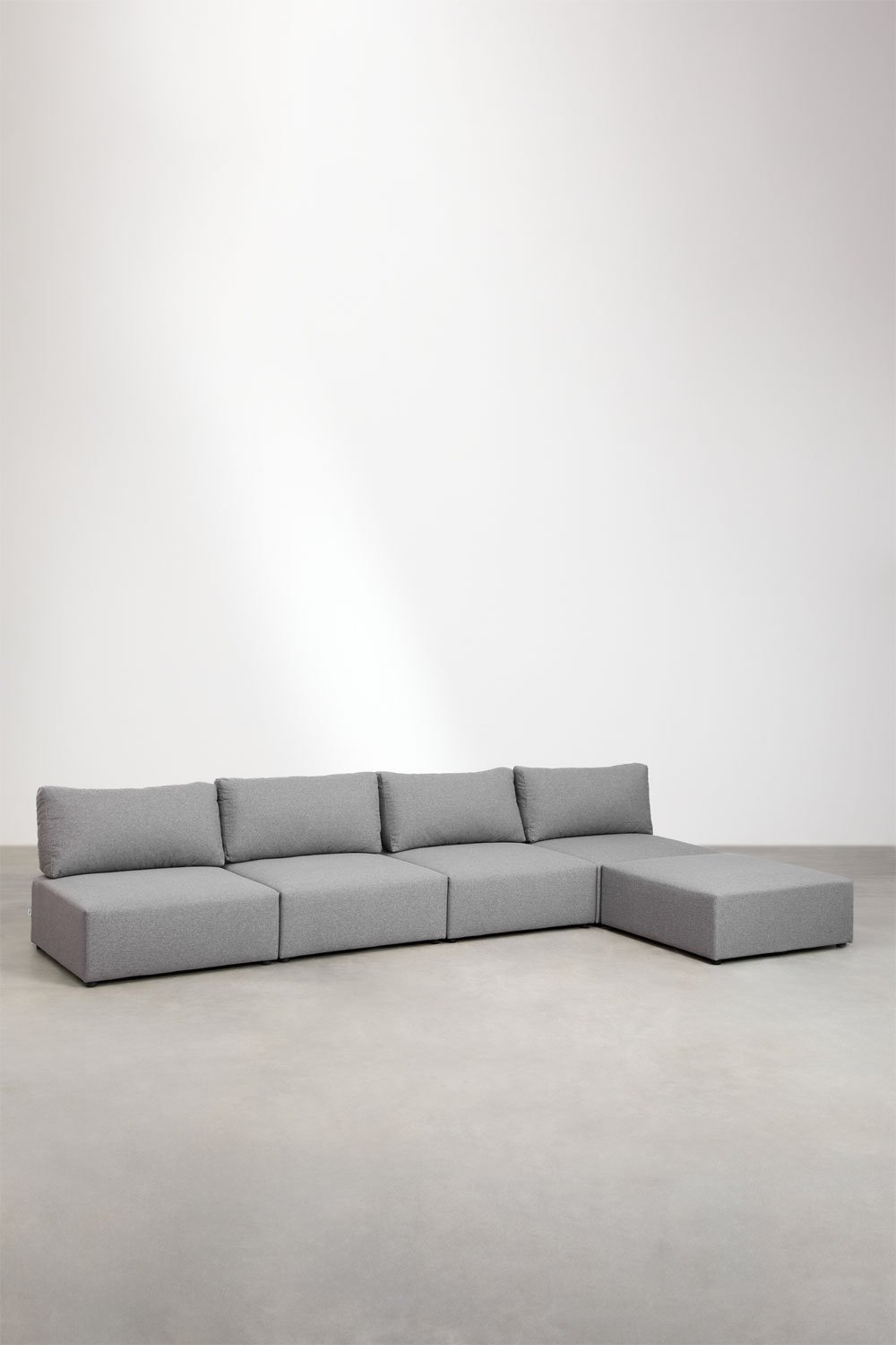 4-piece modular sofa with Kata pouf, gallery image 2