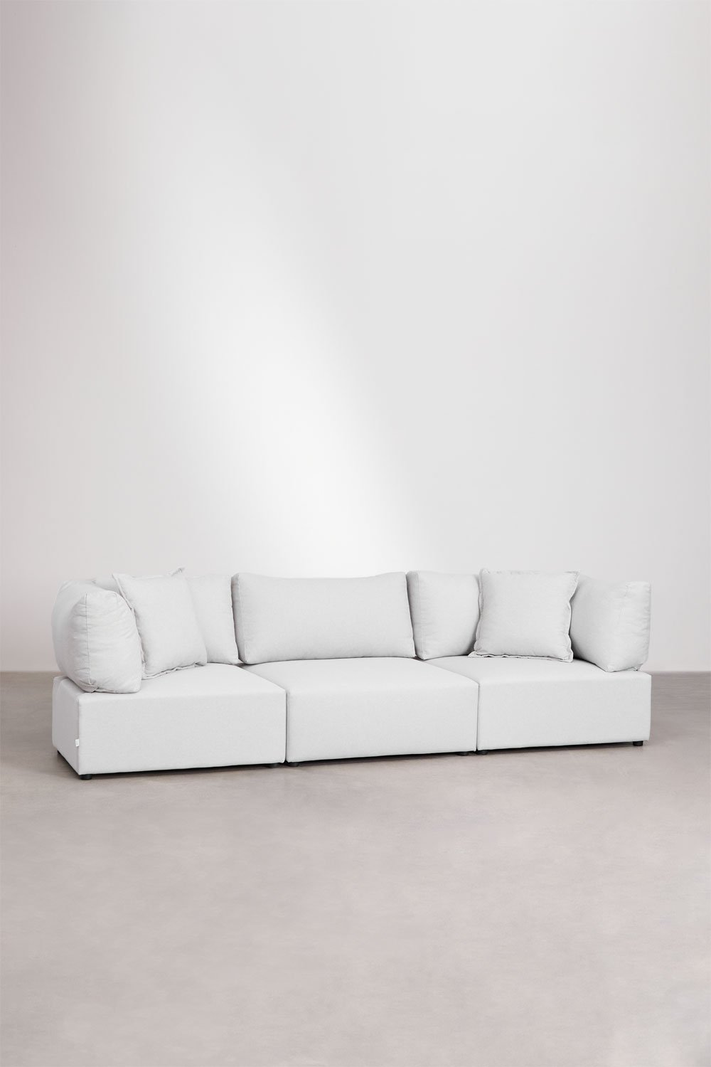 3-piece modular sofa with 2 Kata corner chairs, gallery image 1