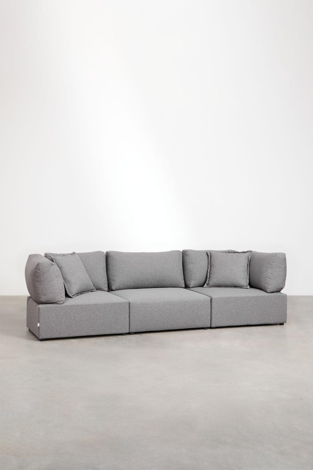 3-piece modular sofa with 2 Kata corner chairs, gallery image 1