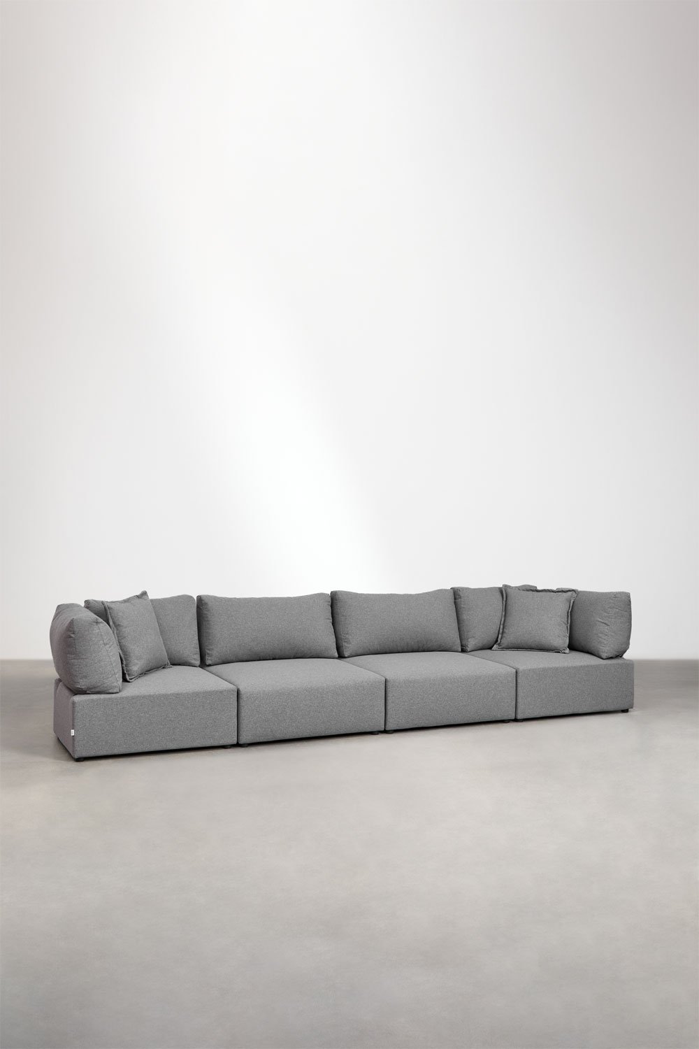 4-piece modular sofa with 2 Kata corner chairs, gallery image 1