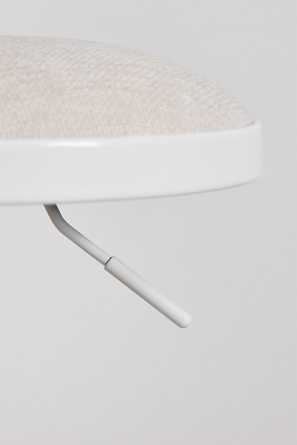 Igarasi adjustable high stool in metal and fabric, gallery image 5