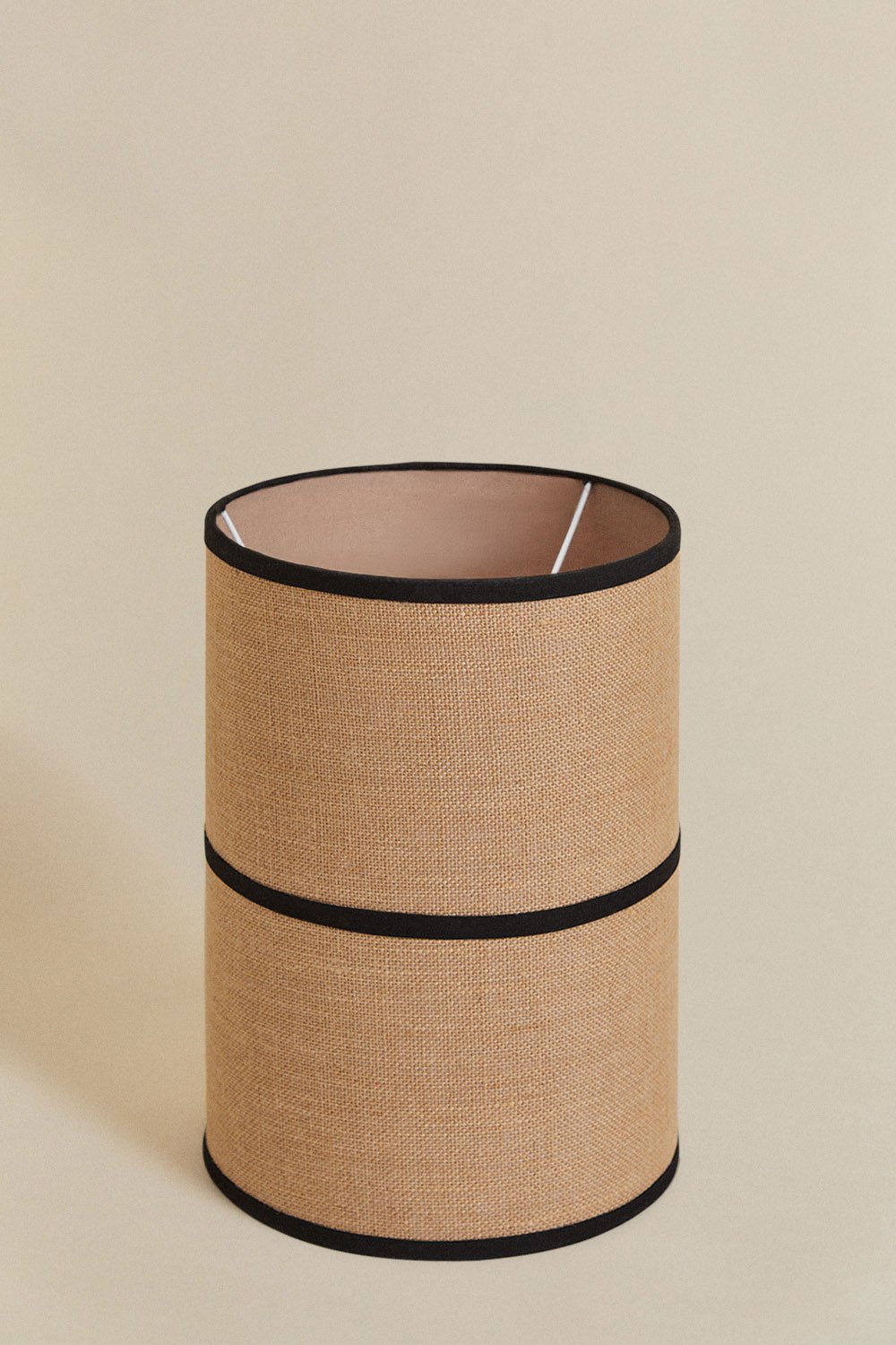 Olinda jute and cotton lampshade, gallery image 1