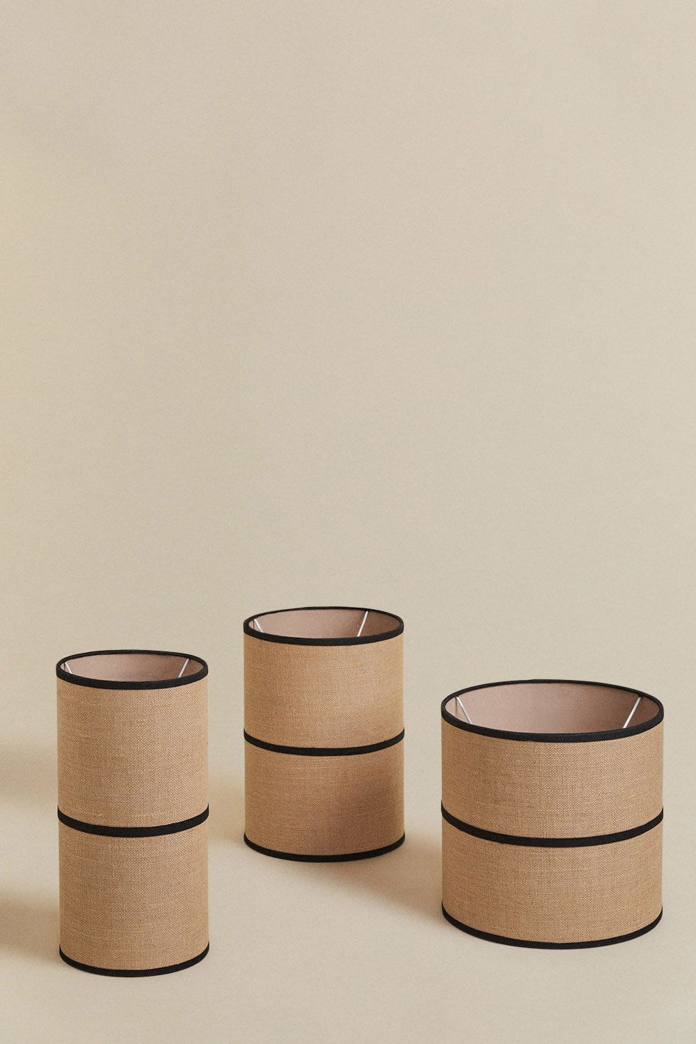 Olinda jute and cotton lampshade, gallery image 4