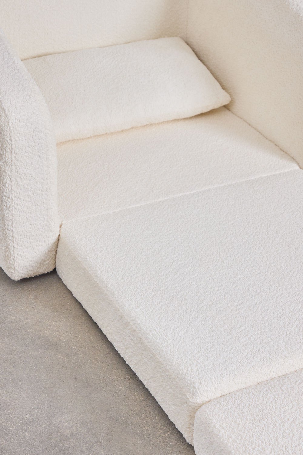 Dalila bouclé fabric sofa bed, gallery image 10