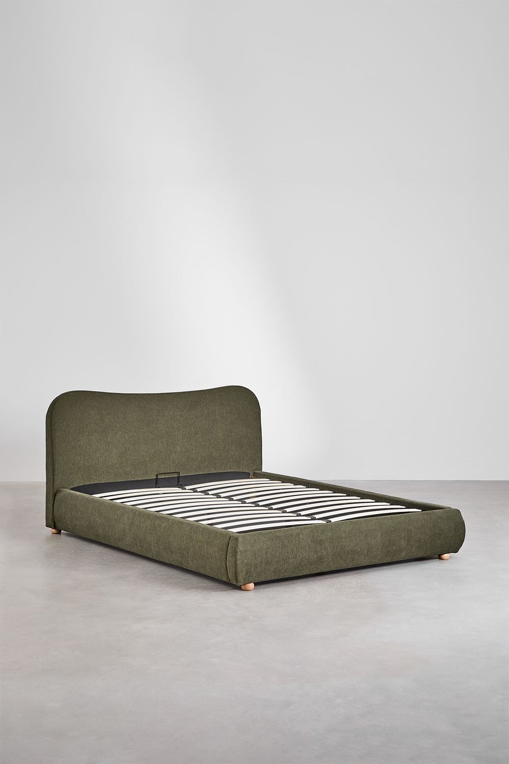 Bed with folding sofa in Winselet fabric, gallery image 2