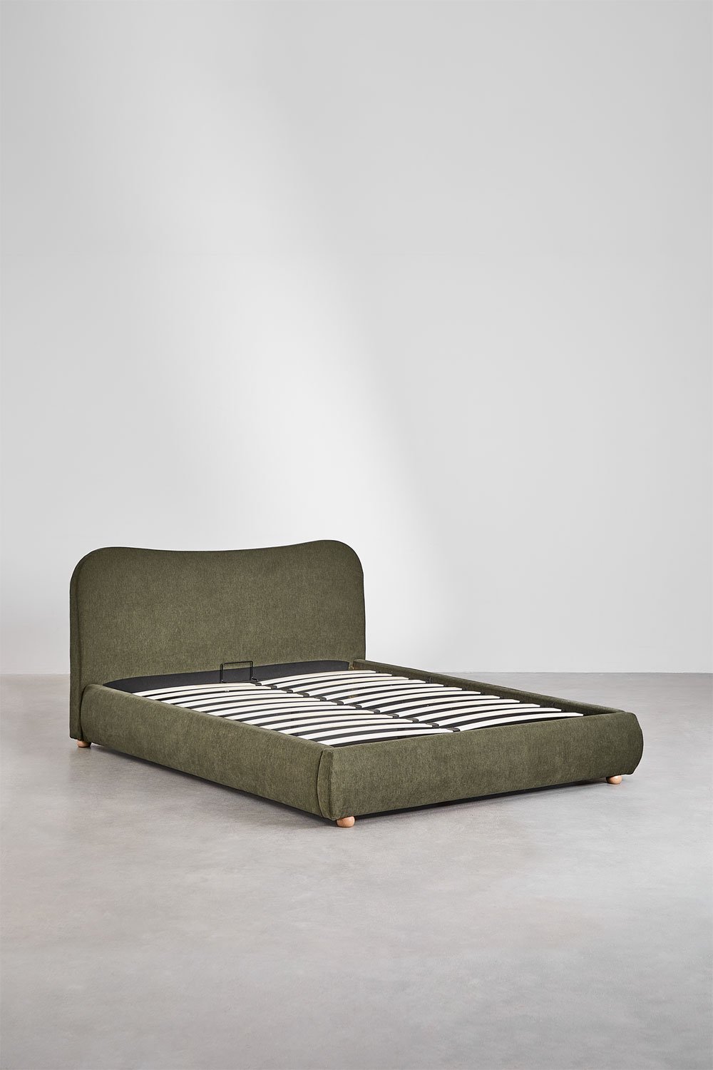 Bed with folding sofa in Winselet fabric, gallery image 2