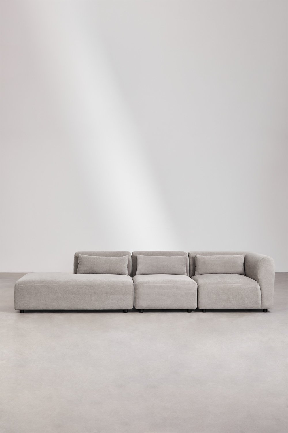 Fogler 3-Piece Modular Corner Sofa with Left Chaise, gallery image 4