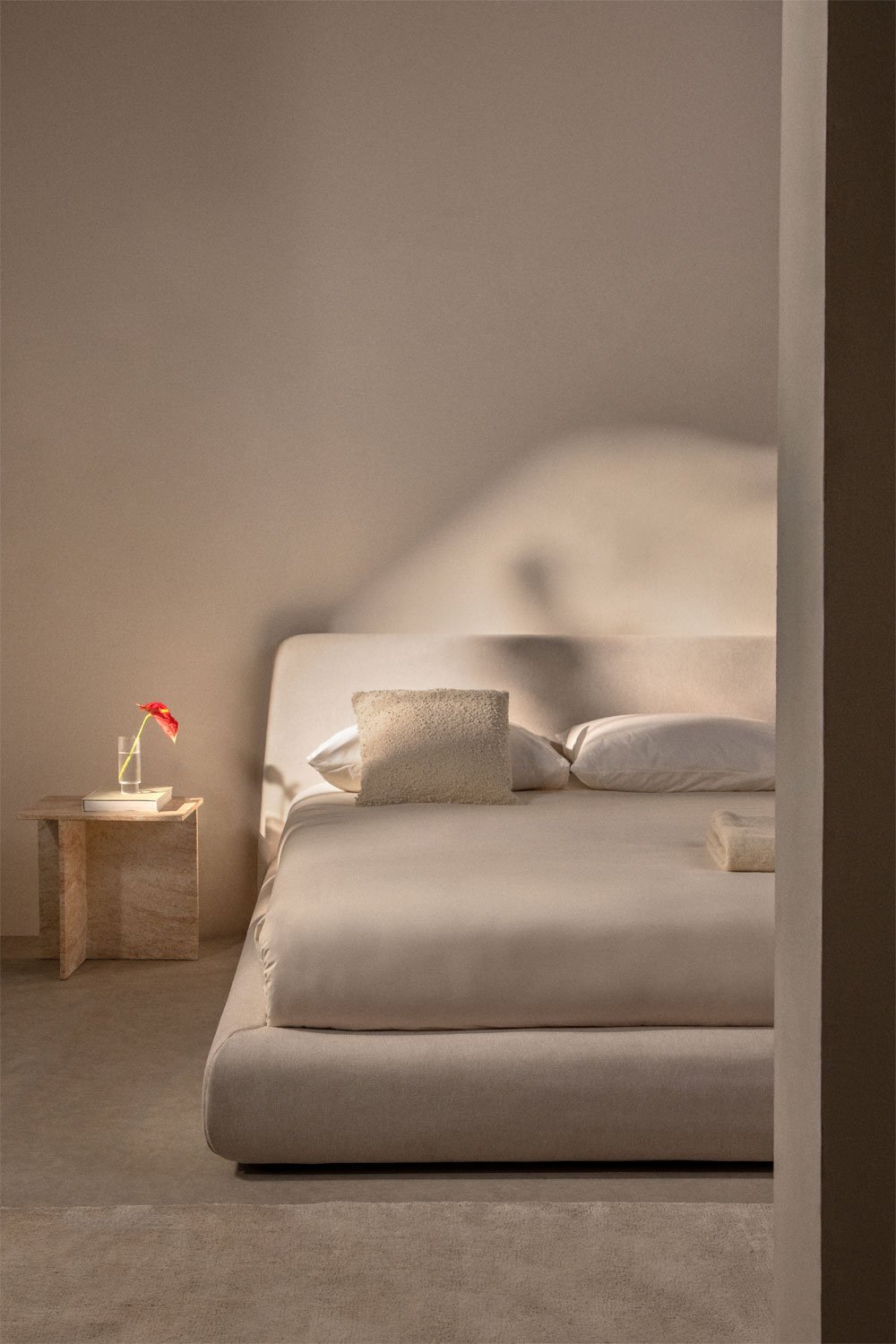 Bed with Folding Canapé in Norena Fabric, gallery image 1