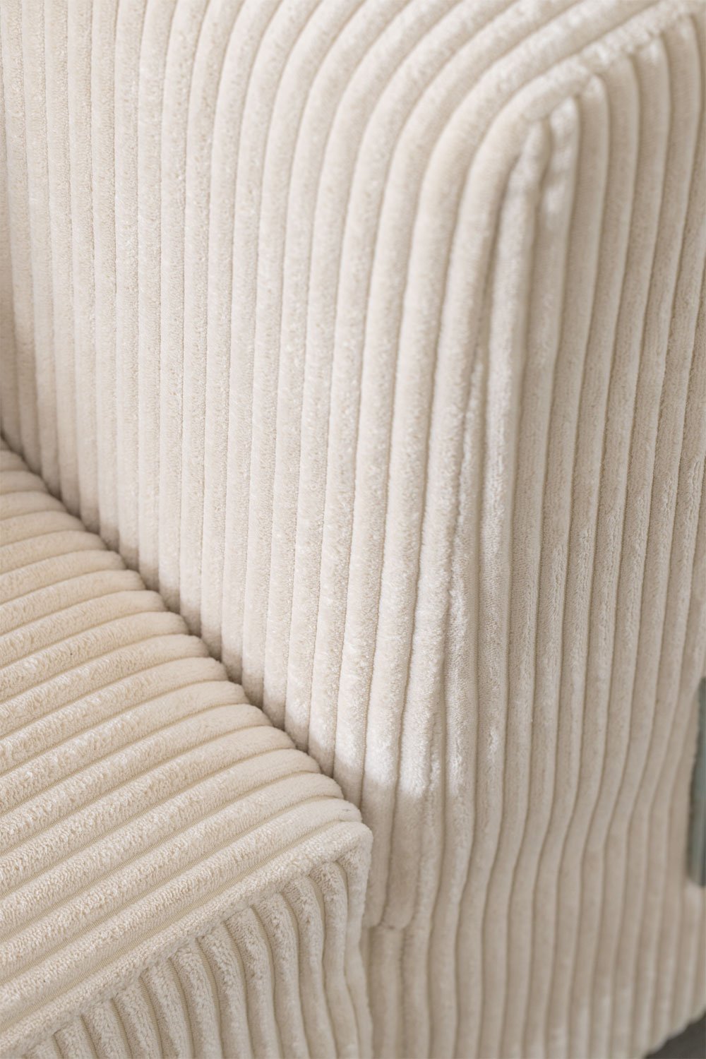 Left corner module (115x113 cm) with high armrest for Bruna modular sofa, gallery image 2