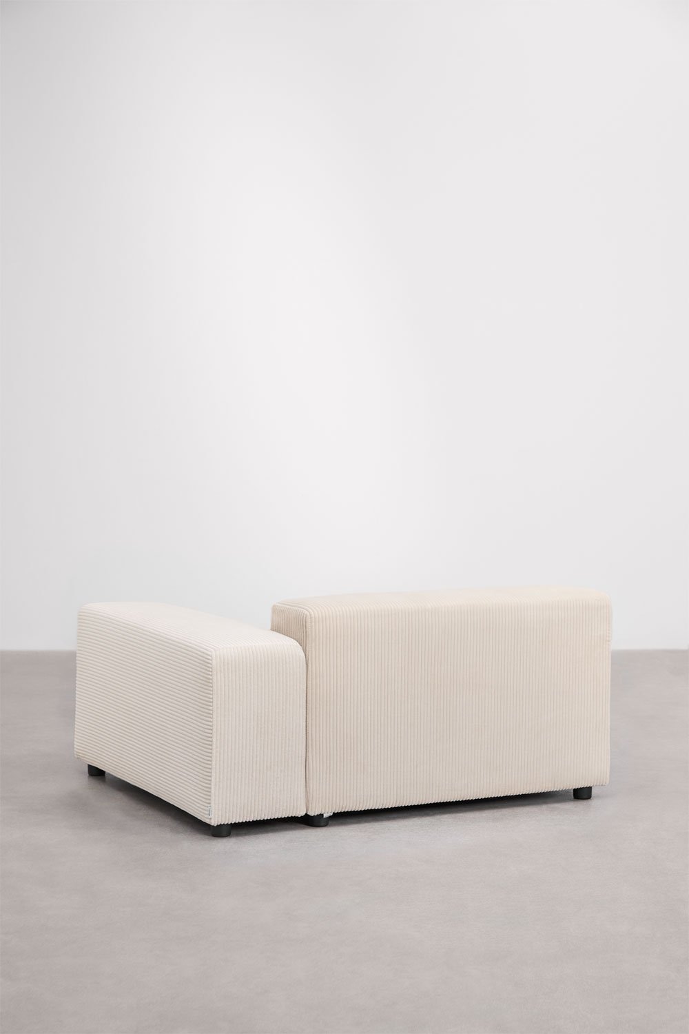 Right corner module 135x113 cm with low armrest for Bruna modular sofa, gallery image 4