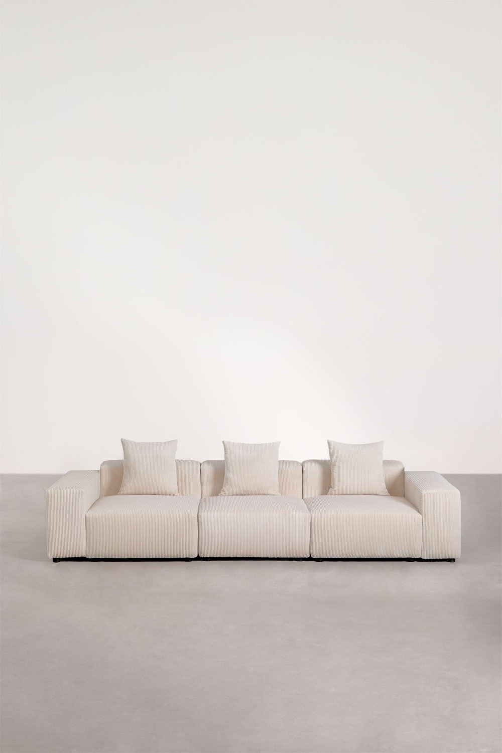 3-piece modular sofa ↔︎315 cm with low armrest Bruna, gallery image 3