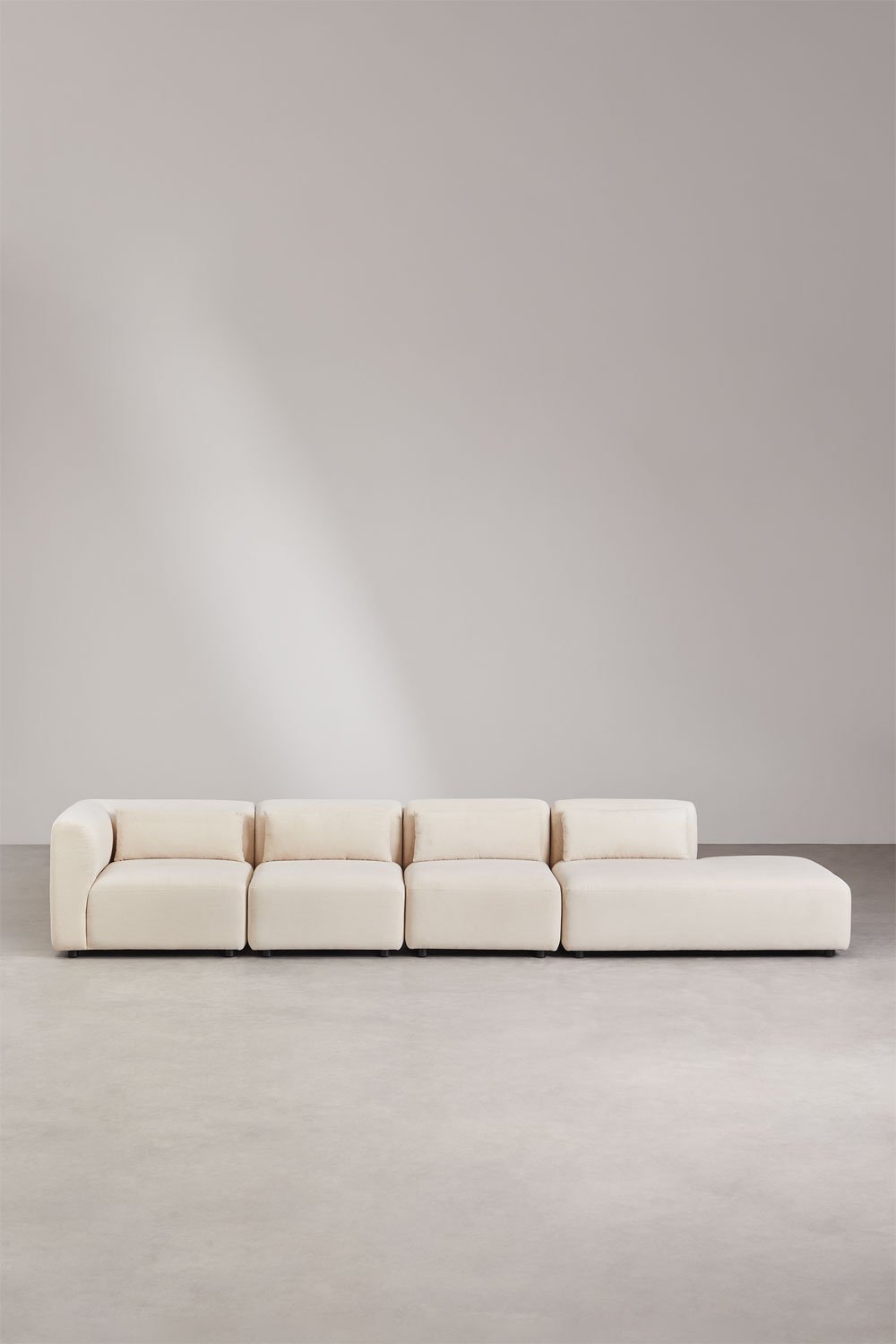 Fogler 4-Piece Modular Corner Sofa with Right Chaise, gallery image 3