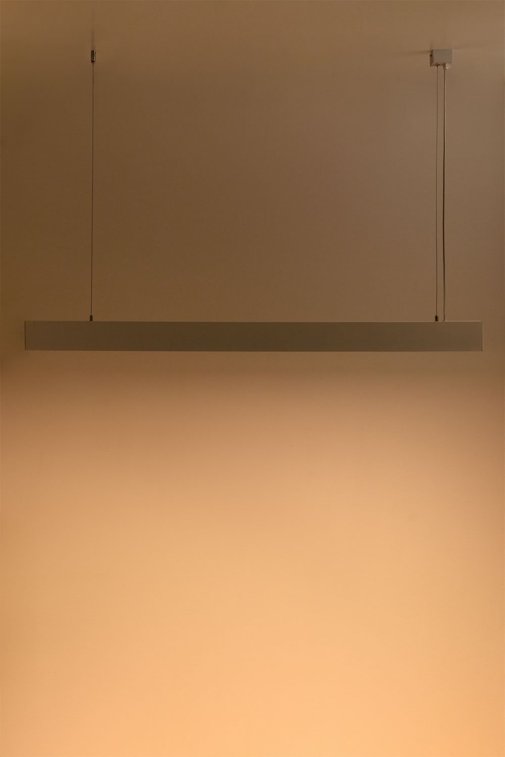 Linear LED aluminum ceiling lamp Eunoia, gallery image 2