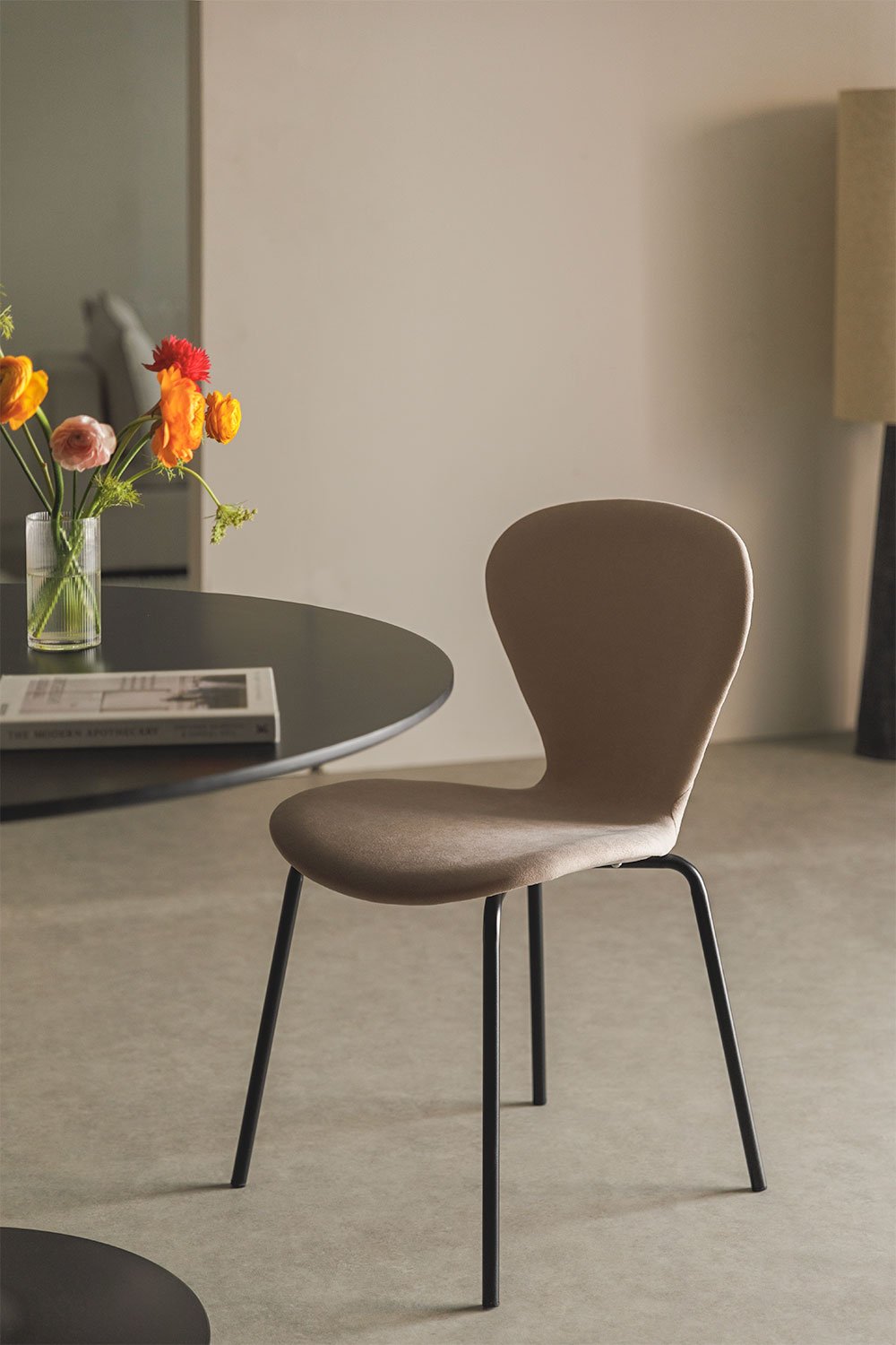 Upholstered Stackable Dining Chair Uit , gallery image 1