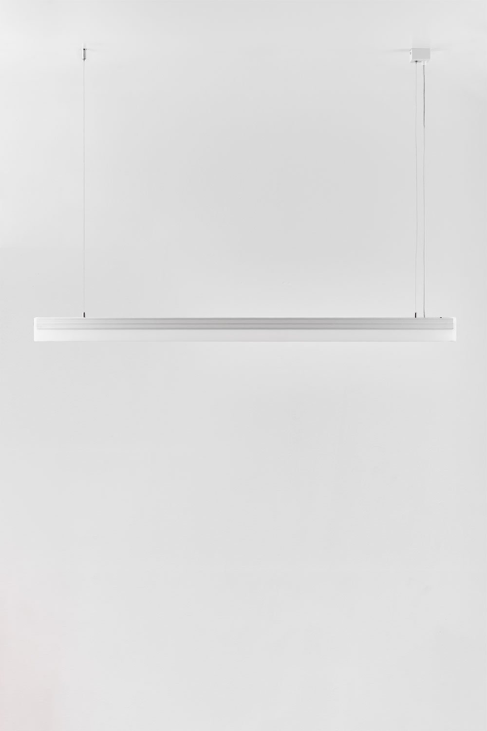 Linear LED aluminum ceiling lamp (120 cm) Joren, gallery image 1