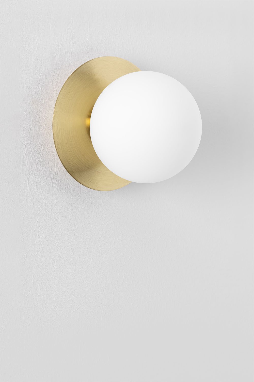 Bathroom wall light in metal and glass Anine, gallery image 1