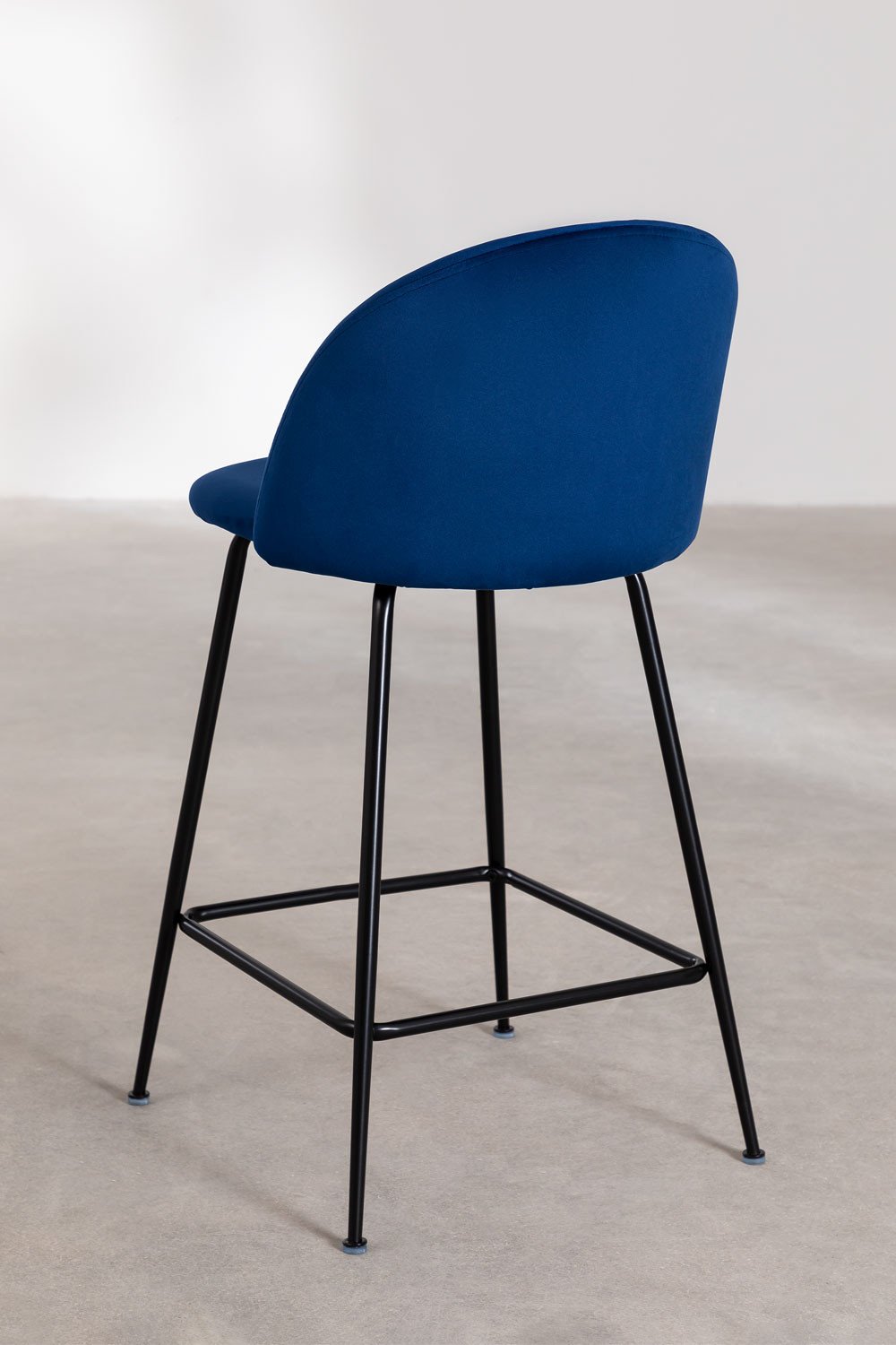 Pack of 2 high stools in Kana Design velvet, gallery image 4