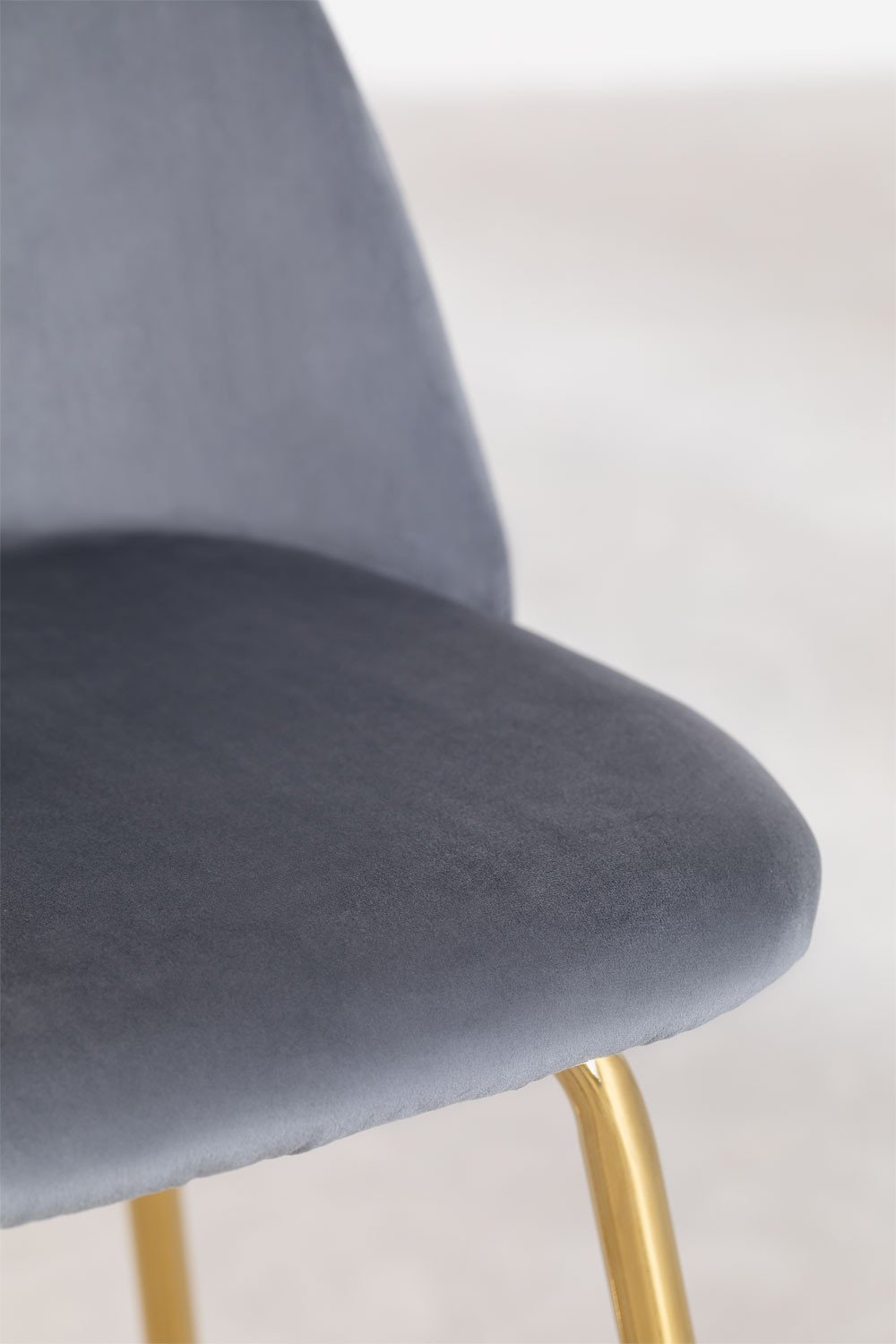 Pack of 2 high stools in Kana Design velvet, gallery image 4