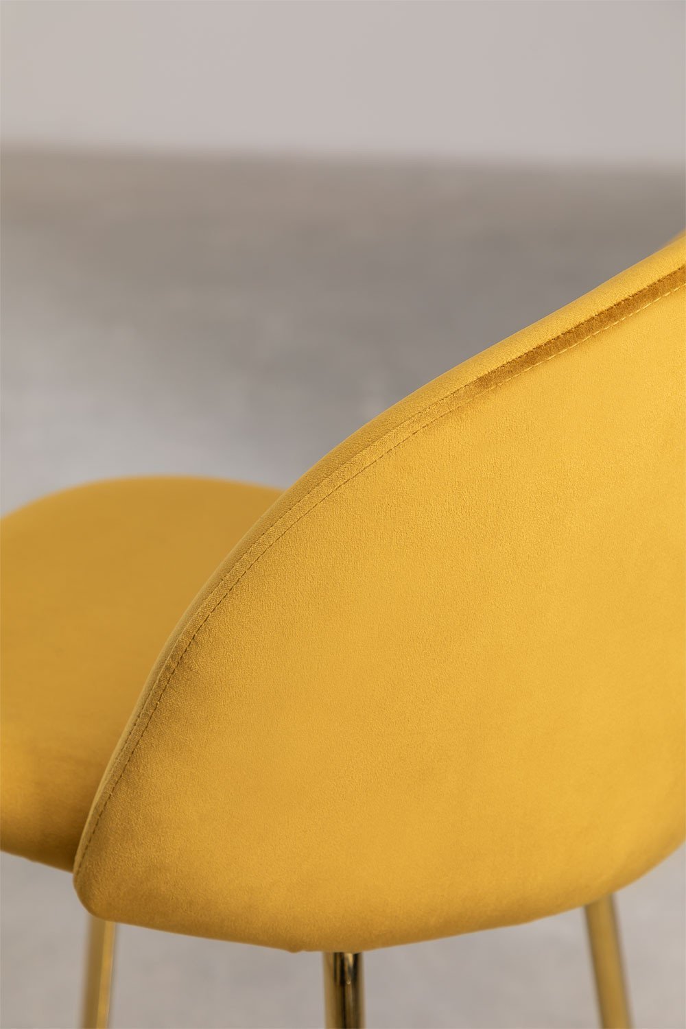 Pack of 2 high stools in Kana Design velvet, gallery image 6