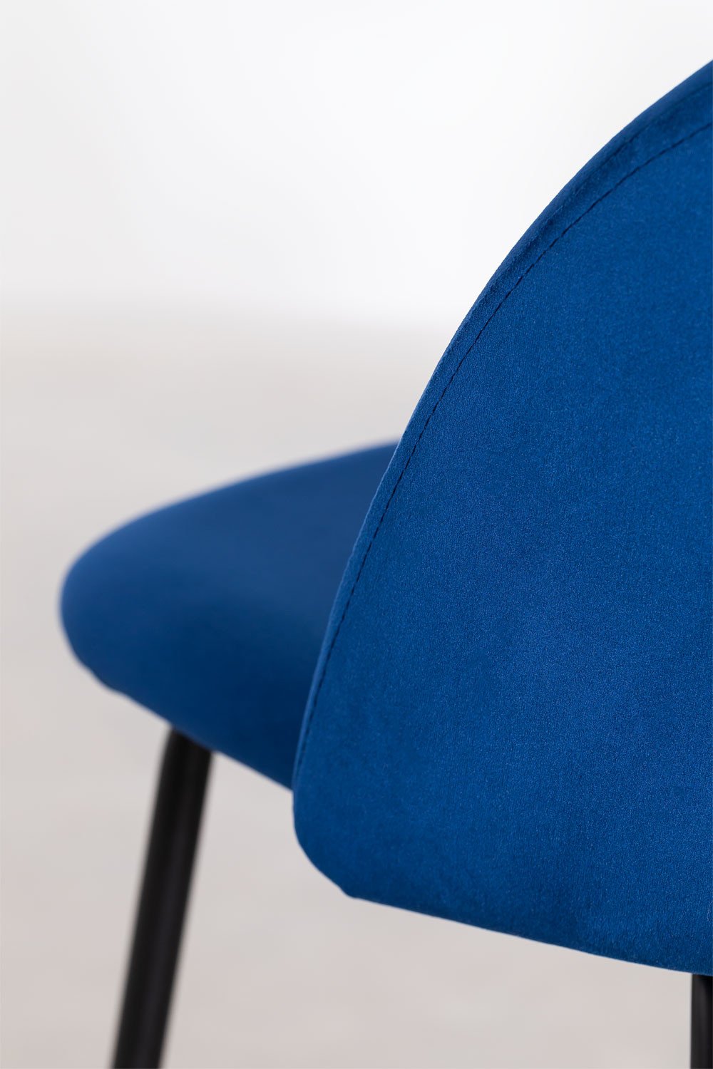 Pack of 4 high stools in Kana Design velvet, gallery image 5