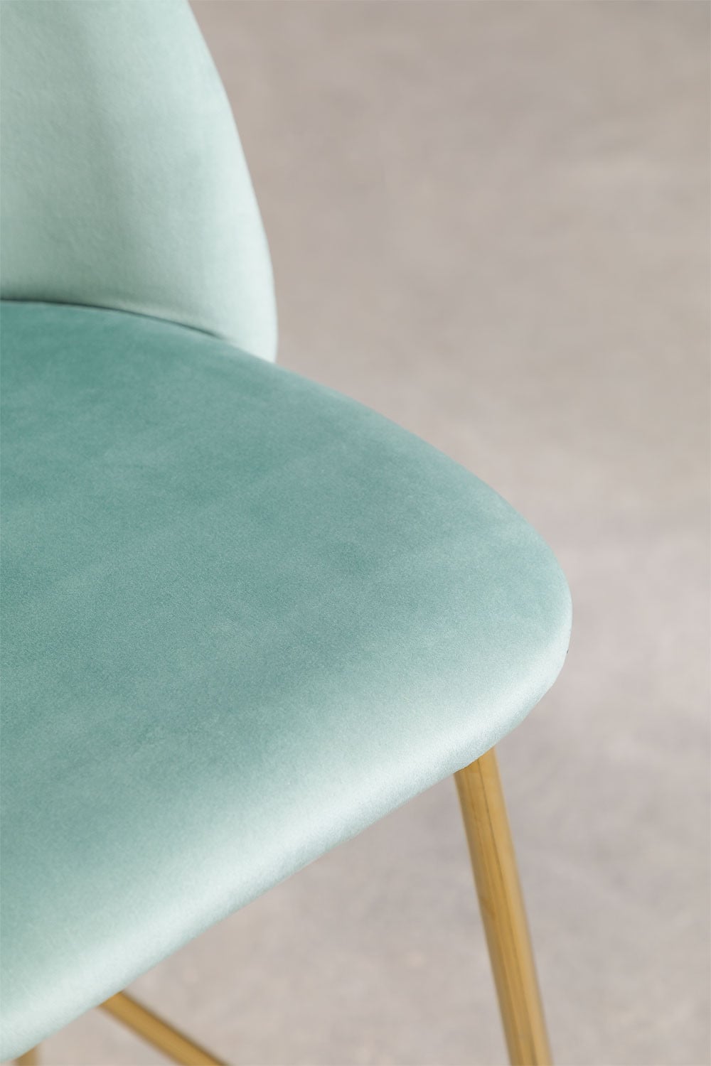 Pack of 4 high stools in Kana Design velvet, gallery image 5