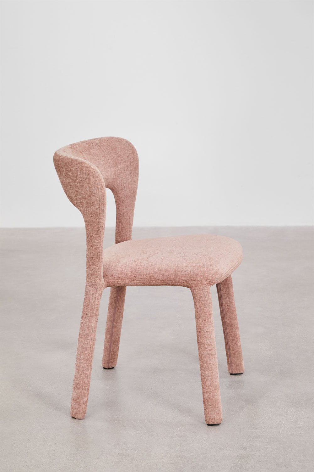 Pack of 4 Brusel upholstered dining chairs, gallery image 4