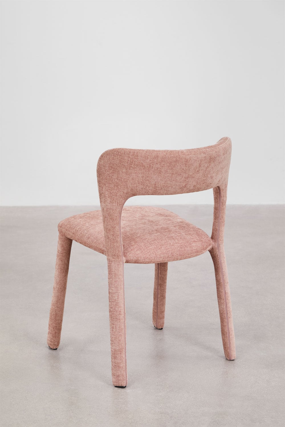 Pack of 4 Brusel upholstered dining chairs, gallery image 5