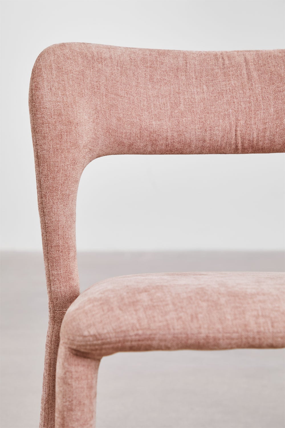 Pack of 4 Brusel upholstered dining chairs, gallery image 6