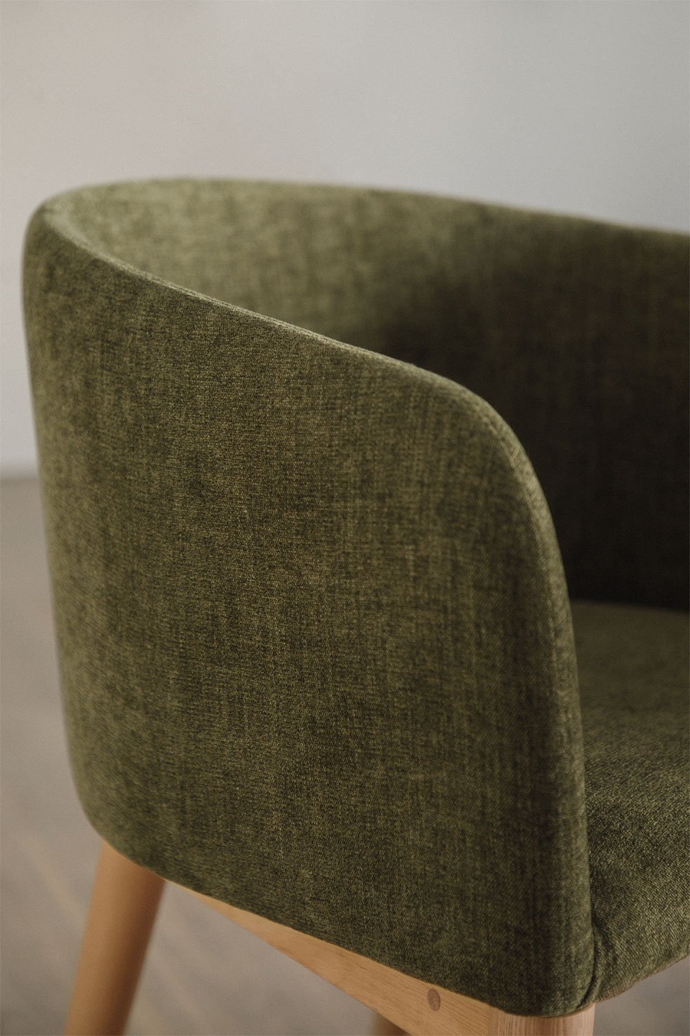 Bunia chenille dining chair, gallery image 2