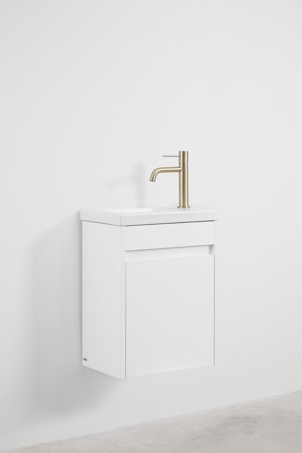 Narek wooden bathroom furniture set with integrated sink, gallery image 2