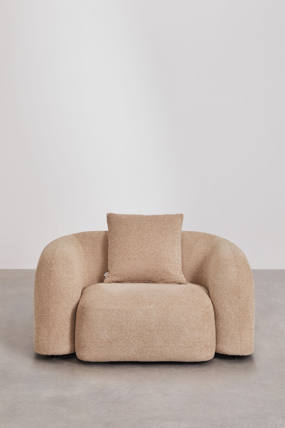 Coco chenille armchair, gallery image 1