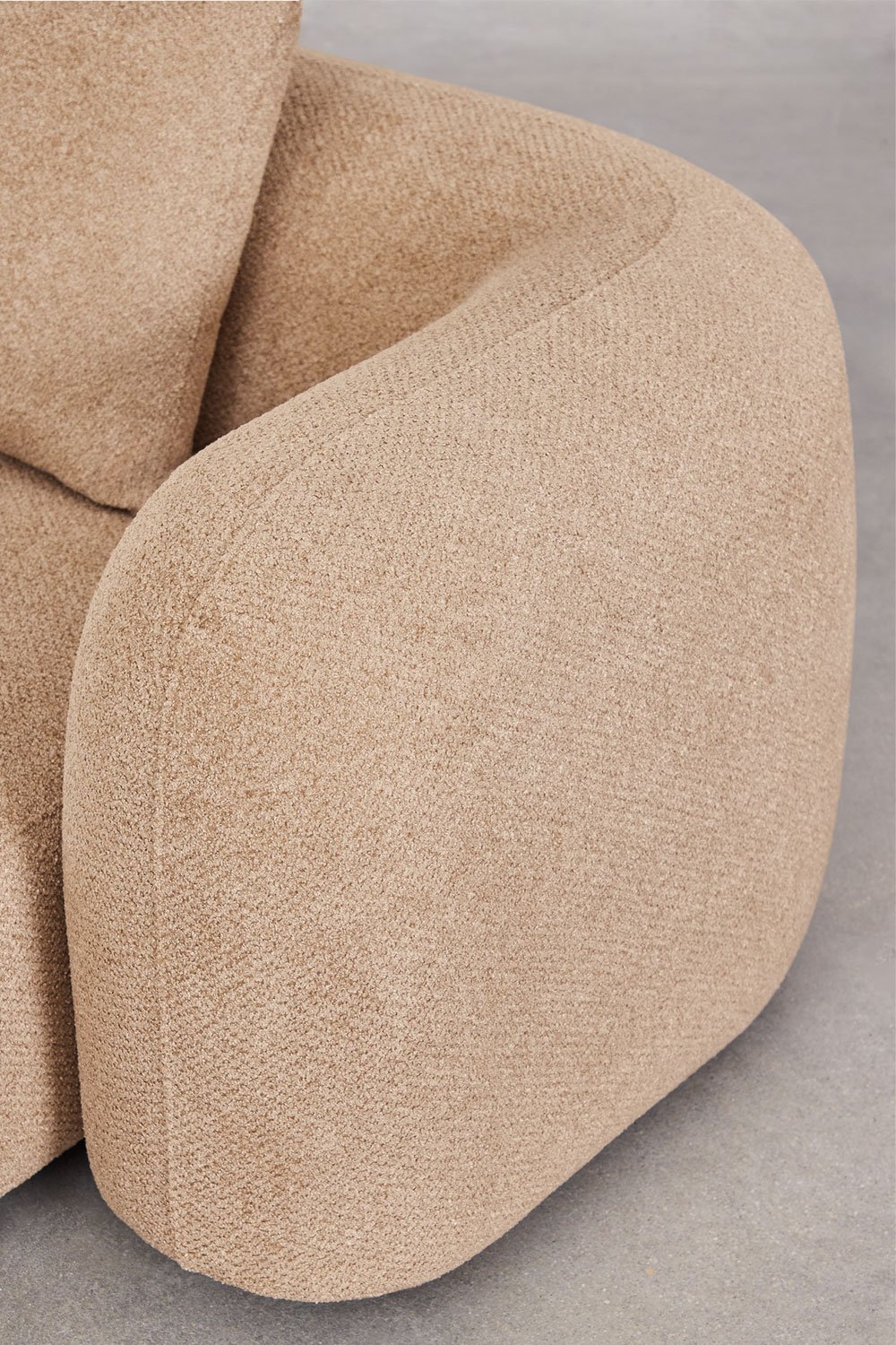 Coco chenille armchair, gallery image 2