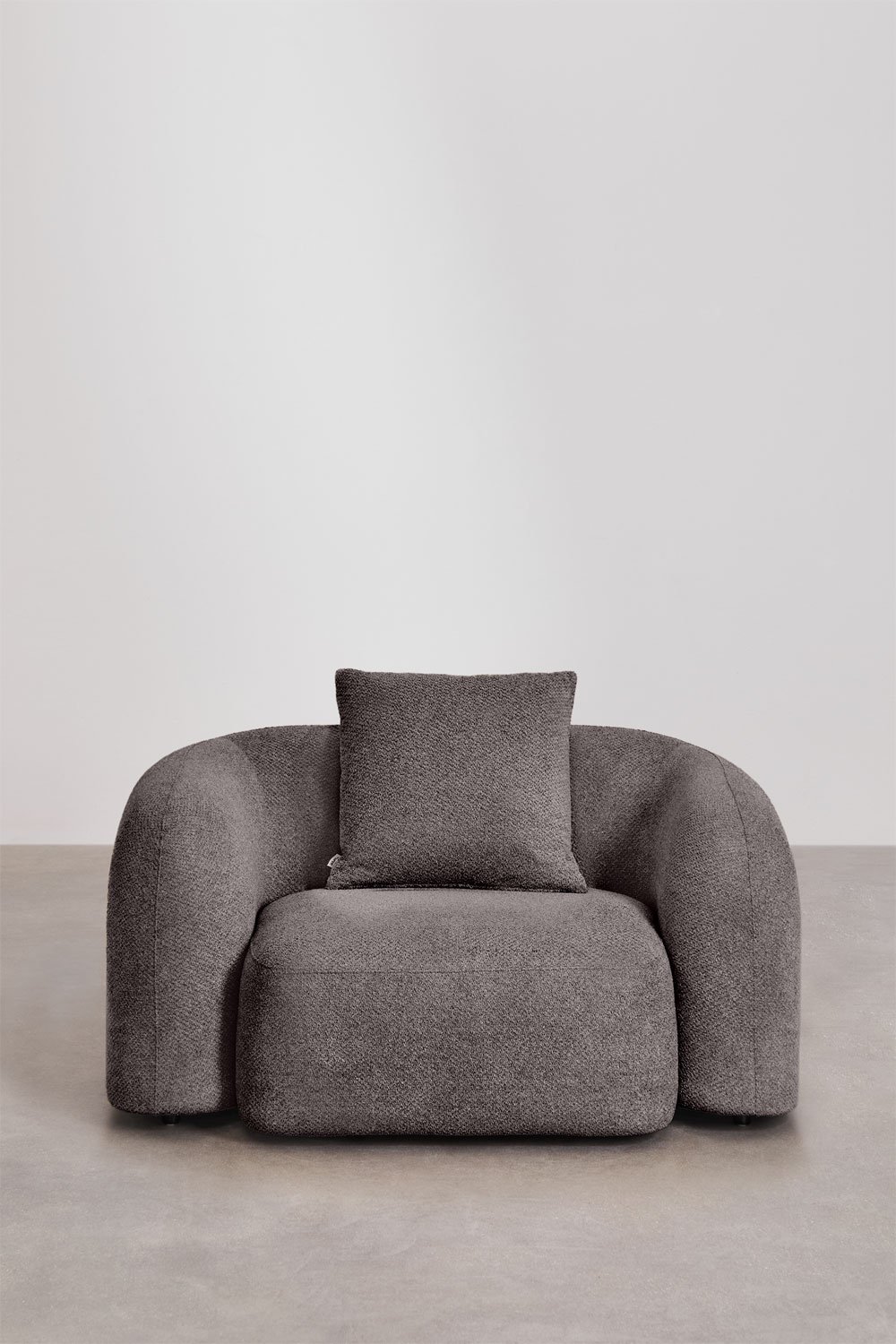 Coco chenille armchair, gallery image 1