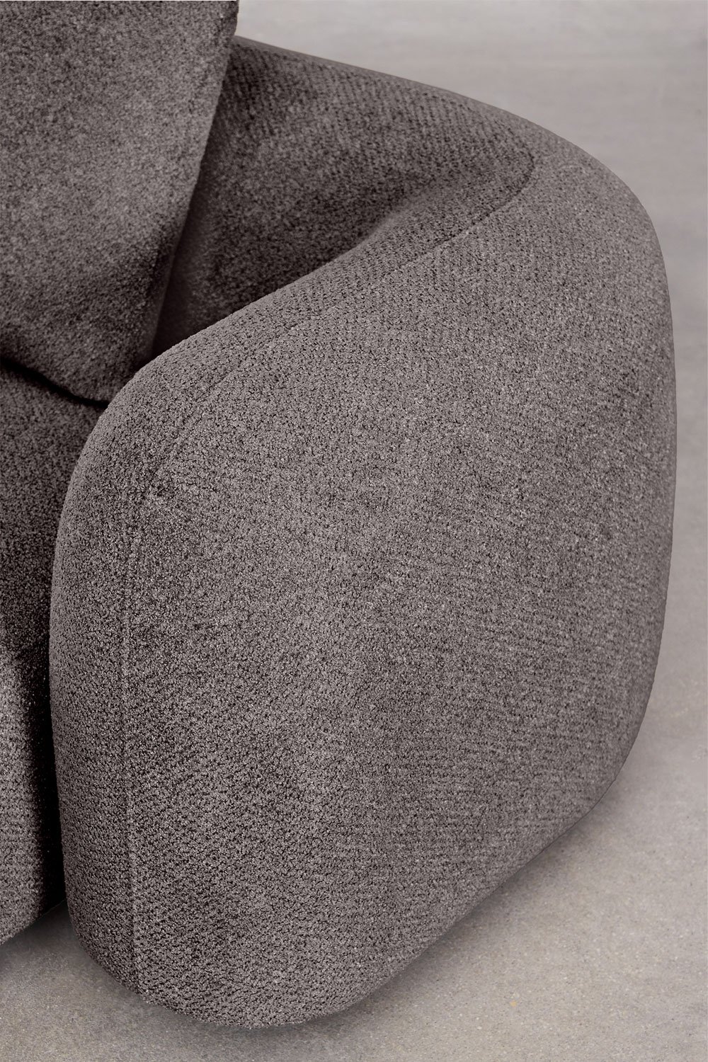 Coco chenille armchair, gallery image 2