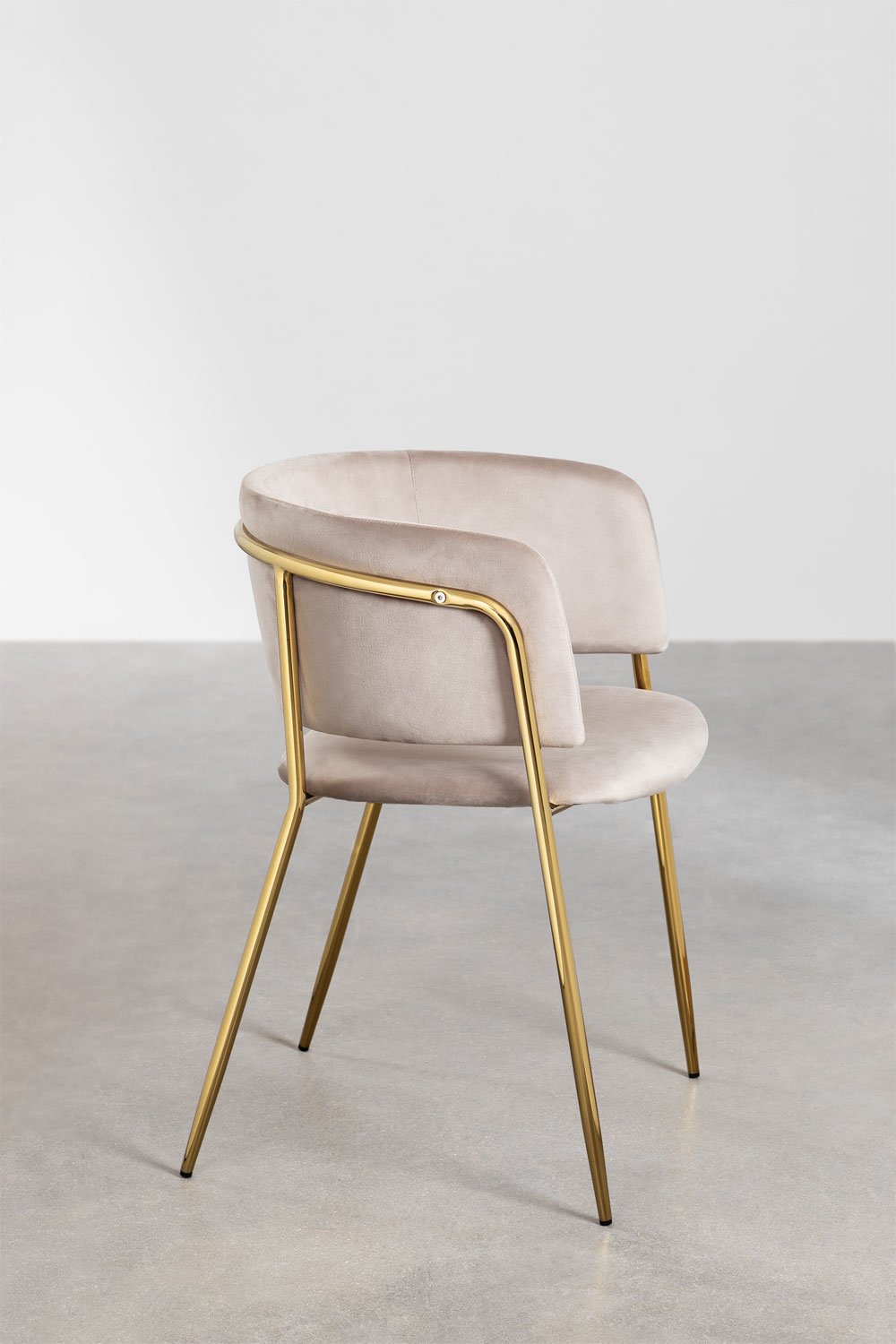 Pack of 2 Nalon upholstered dining chairs, gallery image 2