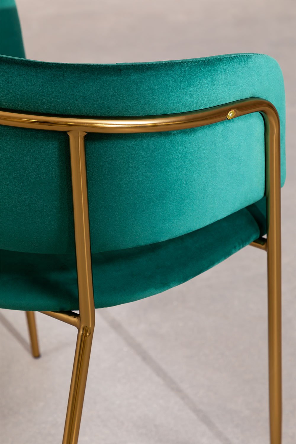 Pack of 4 Nalon upholstered dining chairs, gallery image 3