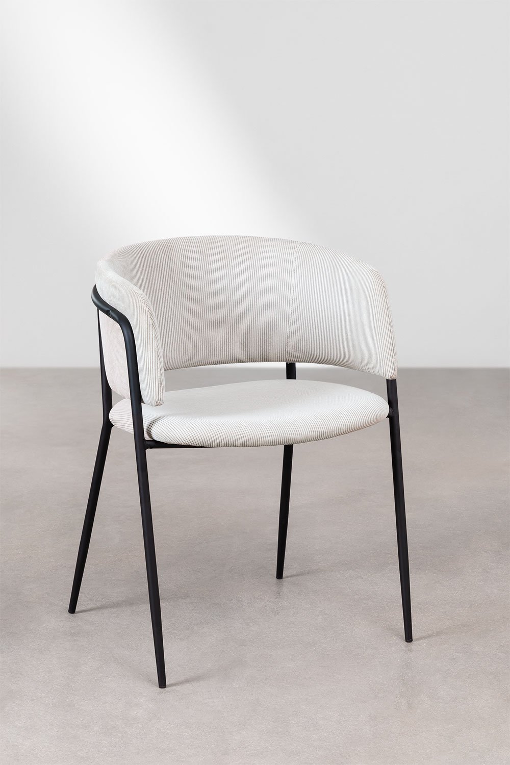 Pack of 2 Nalon upholstered dining chairs, gallery image 3