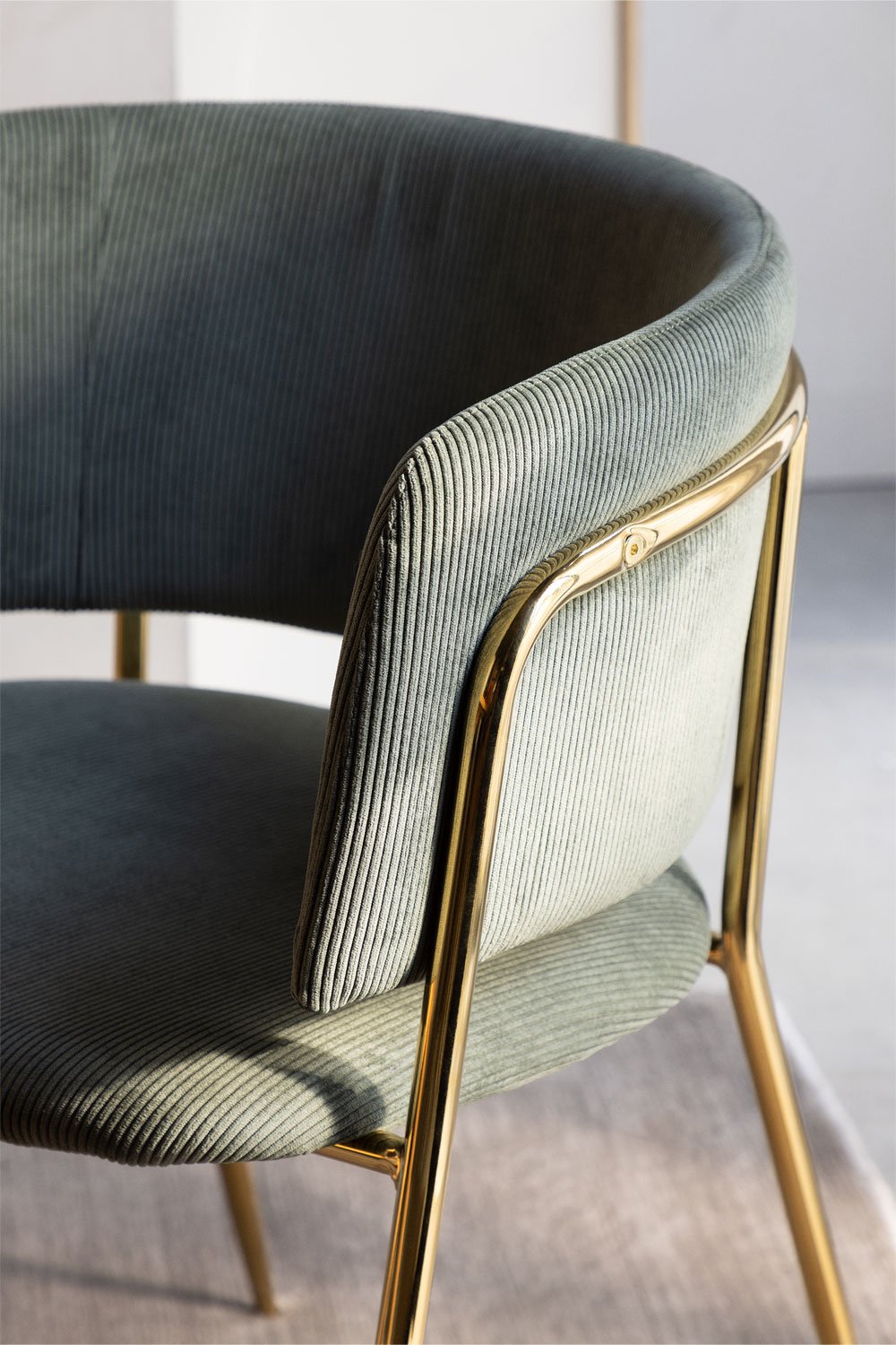 Pack of 4 Nalon upholstered dining chairs, gallery image 2