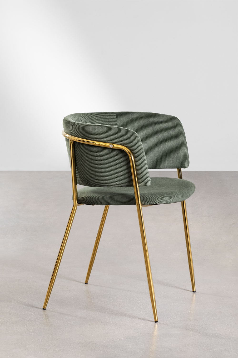 Pack of 4 Nalon upholstered dining chairs, gallery image 4