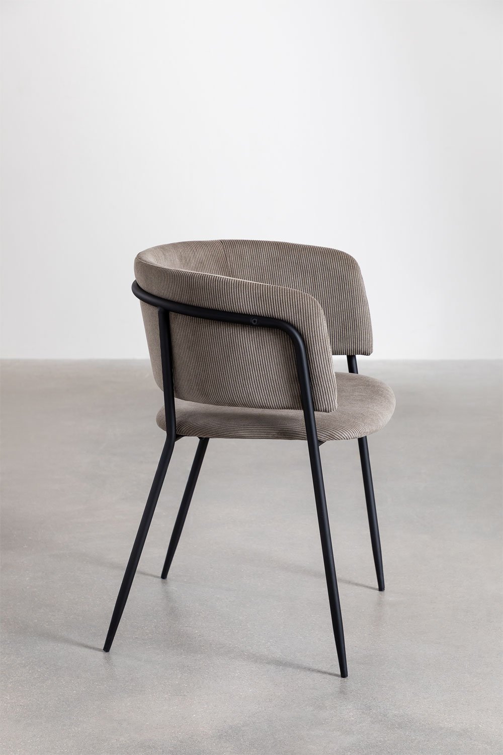 Pack of 4 Nalon upholstered dining chairs, gallery image 4