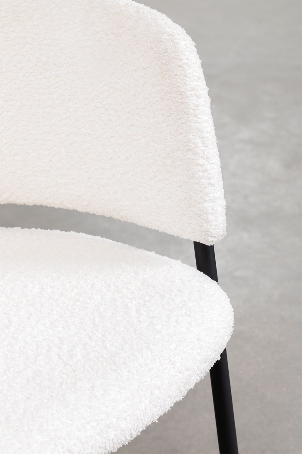 Pack of 4 Nalon upholstered dining chairs, gallery image 7